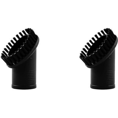 Brosse Pour Aspirateur - Diamètre Intérieur 32 mm - Tête Ronde Universelle - Compatible Avec Aspirateurs Standard - 2 Pièces (1/5)