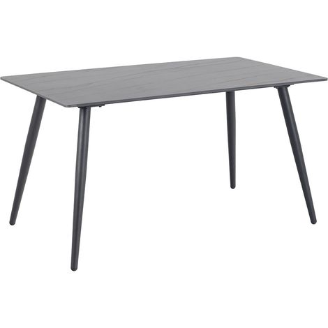 Wicklow Esstisch 80x140cm Schwarz.