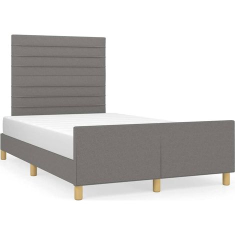 Maison Exclusive - Giroletto senza Materasso Grigio Scuro 120x200 cm Tessuto (1/5)