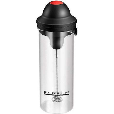 Mousseur à lait portable, appareil électrique, mélangeur à lait, mousseur à lait à piles avec pichet et tasse (1/5)