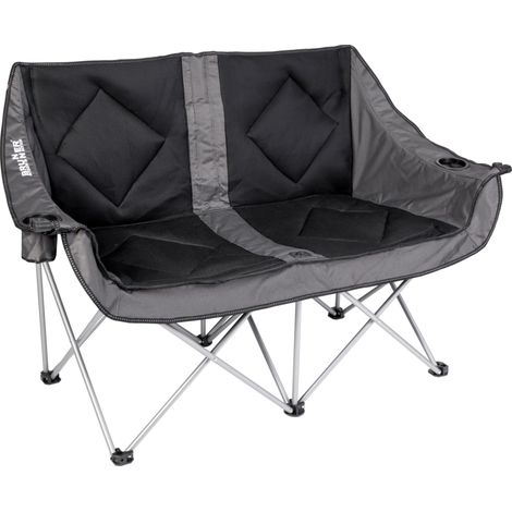 divano 2 posti da campeggio brunner "action sofa 3d" in acciaio e poliestere 148x63x44/92 cm (1/3)