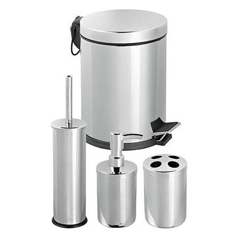SET BAGNO 4 PEZZI FIORDALISO Misura: Cromo