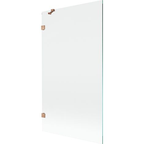 Mexen Lunar einflügelige Badewannenfalttür 100 x 150 cm, transparent, gebürstetes Kupfer - 897-100-000-65-00 (1/5)