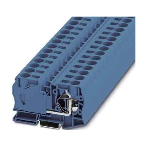 BLOC DE JONCTION SIMPLE CONTENU: 10 PC(S) PHOENIX CONTACT ST 35 BU 3036181
