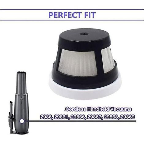Filtres HEPA - Lavables - Double Niveau De Filtration - Pour Aspirateur A Main Sans Fil Aeroslim - 12 Unites (1/3)