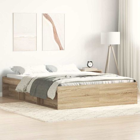 vidaXL Giroletto Rovere Sonoma 160x200 cm