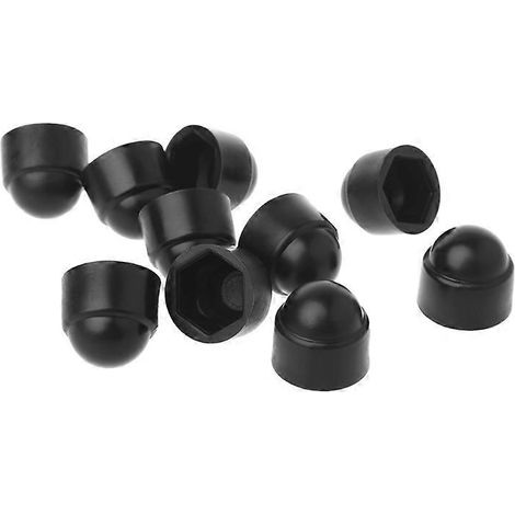 Cache-écrous, lot de 10 pièces. Capuchons de protection hexagonaux en plastique, pour vis M6, M8, M10 et M12. (1/5)