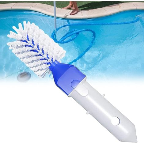 Brosse coudée pour piscines, pour les parois, le fond, les marches et les carreaux, pour une utilisation manuelle dans les spas, les lacs, les fontaines et les baignoires.-AquaForge (1/5)