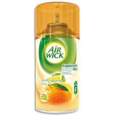 Recharge - Agrume - Pour Diffuseur Automatique Fresh Matic - Parfum Citron Orange Pamplemousse - 250 Ml - Lot De 1
