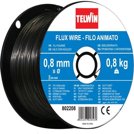 Telwin Filo per Saldatura FLUX - Grigio - 0,8 mm (1/8)