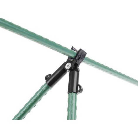 Oberteilverbinder für Gartenpfähle mit 8 mm Durchmesser, 4 Stück. Plantina