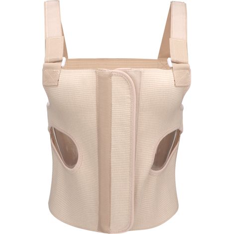 Sangle de Soutien Thoracique Ajustable avec Attaches Adhésives, Strap d'Épaule Respirant pour Fixation des Côtes (1/5)