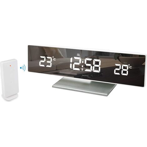 Technoline WS 6815 Stazione di temperatura, argento, 25,80x4,20x8,00 cm (1/4)