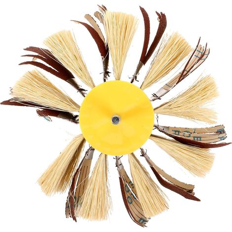 Tambour de Ponçage Roue de Polissage pour Ponceuse Électrique en Papier de Verre Abrasif en Sisal Surface Lisse et Finition pour Meubles en Bois (1/5)