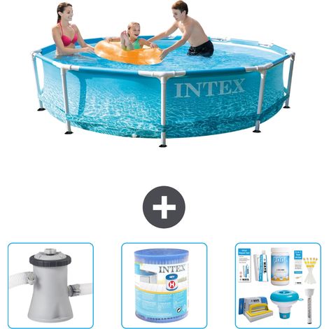 Intex Piscine Tubulaire Ronde - 305x76 cm - 4-pièces  S22439 (1/4)
