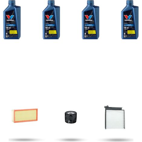 Kit tagliando 3 FILTRI e 4L OLIO compatibile con Renault Modus / Grand Modus 1.2 76kw Dal 2011 (1/5)