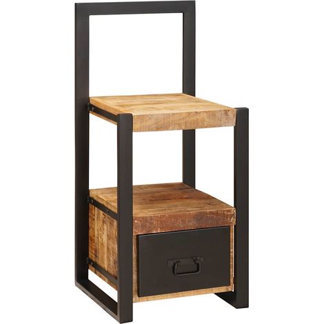 Perchero Marrón 40 x 40 x 90 cm Madera maciza de Mango