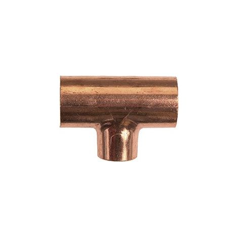 Té réduit cuivre FFF - Diamètre 16x14x14 - 5130R