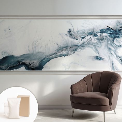 Carta Da Parati - Non Tessuto - Con Colla Inclusa - Per Interni - Ecologica - Con Ingresso - Soggiorno eleganza astratta 250x104 cm (1/5)