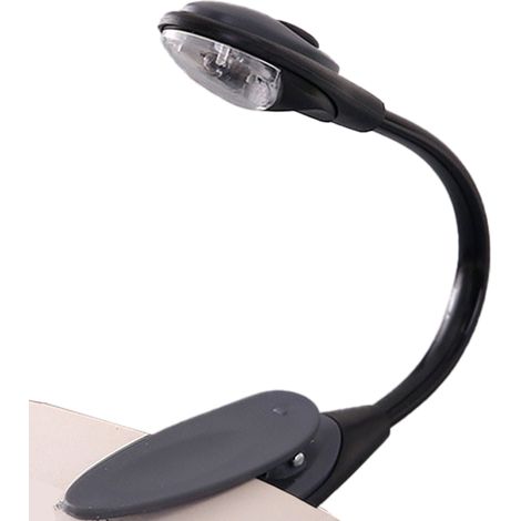 Lampe De Lecture LED - Avec Pince Clip - Rechargeable USB - Température De Lumière Réglable Chaud/Froid - Pour Lecture Livre Et Travail Précis - 1 Pièce (1/5)