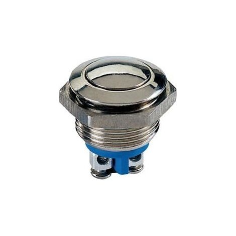 Bouton-poussoir rond en acier inoxydable spst 1no