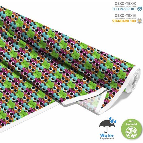 TESSUTI DECORATIVI PER ESTERNI OXFORD - Motivo gatti colorati da una fiaba I DX473 (1/5)