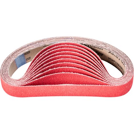 PFERD TOOLS Keramikkorn Schleifband BA 30x533 mm CO-COOL60 für Edelstahl-Schliff mit Rohrbandschleifer 20 Stk (1/3)
