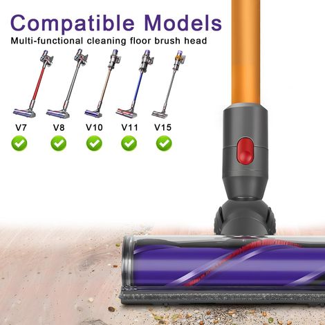 Spazzola motorizzata potente per Dyson V7 V8 V10 V11 V15, spazzola a rullo a trasmissione diretta, accessorio per la pulizia dei pavimenti - ALTRO (1/3)