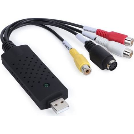 convertisseur audio USB 2.0 vers 3 RCA Nouveau câble adaptateur de convertisseur de capture USB 2.0 vers 3 RCA Audio (1/3)