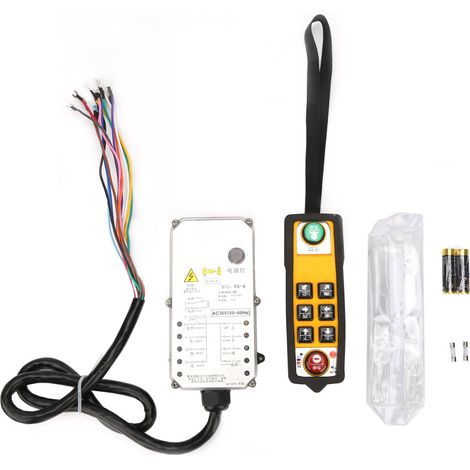 Télécommande radio sans fil 800MHz de qualité industrielle pour grue, contrôleur de palan 36V étanche (1/5)