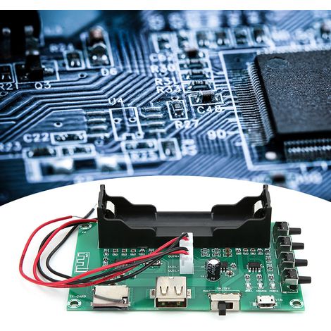 Carte d'amplificateur Bluetooth numérique XH-A150 10 W rechargeable à double canal - Composants audio (1/5)
