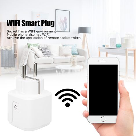 GT-SS104 Intelligente Steckdose mit WLAN, Funksteckdose, fernsteuerbare Steckdose, europäischer Standardstecker, 100–240 V Wechselstrom (1/4)