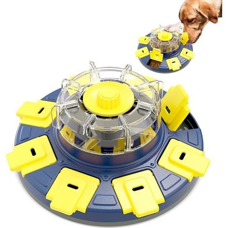 Intelligentes Hundespielzeug, interaktives Puzzlespiel für kleine, mittlere und große Hunde, Futterspender mit langsamer Freisetzung, fördert die Intelligenz des Hundes.