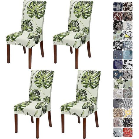 4 Housses De Chaise Housses De Chaise De Salle  Manger Extensibles Housse De Chaise Universelle Pour La Maison Restaurant Bar Htel