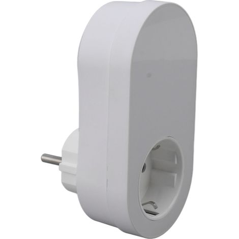 Thermostat intelligent WiFi 16A, prise de courant sans fil à réglage automatique de la température, compatible avec les prises européennes (95-240 V), blanc.