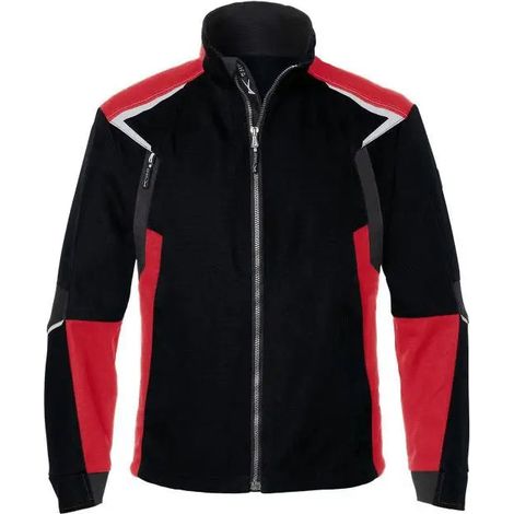 [NEUWERTIG] B-Ware Kübler Jacke Berufsjacke Arbeitsjacke Bodyforce 1125 Schwarz Mittelrot Größe M