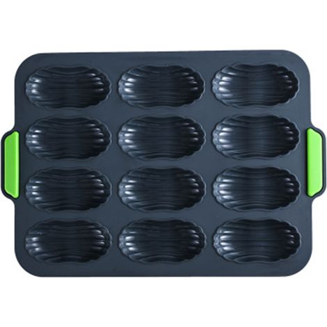 Plaque de cuisson pour mini-baguettes, antiadhésive et perforée, pour pain croustillant (1/5)