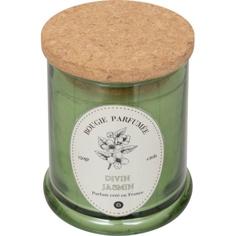 Candela profumata hapo 150g vaso di vetro con coperchio al gelsomino - Atmosphera créateur d'intérieur (1/3)