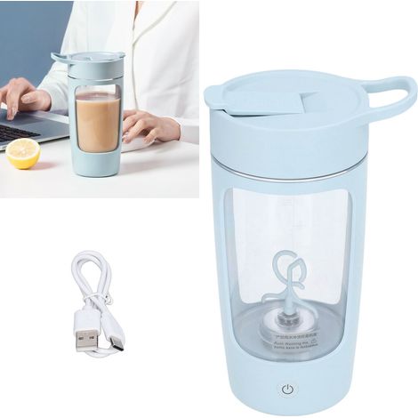 Mélangeur électrique pour protéines en poudre, 650 ml, rechargeable, avec shaker portable. (1/5)