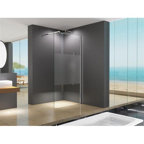 Glaswerk Westfalen - LiLy 99x200 cm Walk in Duschwand -  Satiniert Mitte 10mm