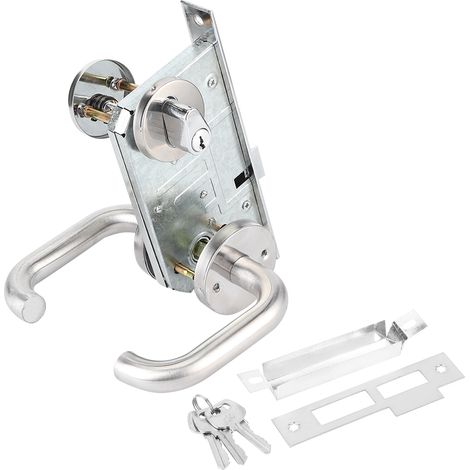 Serrure de porte en acier inoxydable pour sortie de secours et couloir
