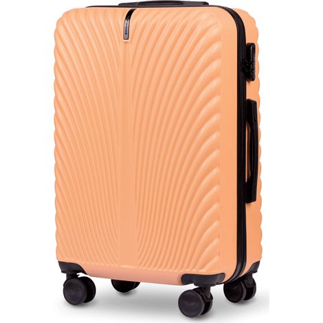 Maleta mediana WINGS SWAN de 24" color melocotón