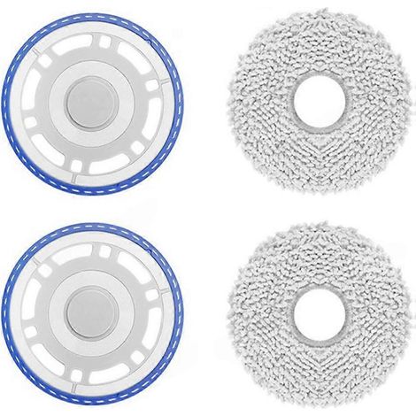 Zubehör für Ecovacs Deebot T30S/T30S Combo/Deebot T30S PRO/T30S AI/T30S Care Staubsauger: Reinigungspad und Halterung für das Reinigungspad. (1/5)