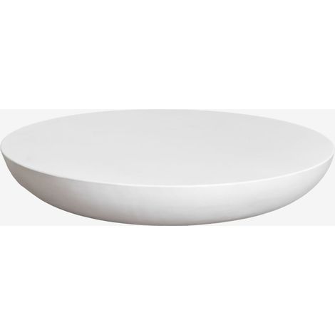 Table basse de jardin ronde Ø105 cm en ciment Zenadia SKLUM