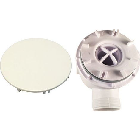 Ricambio piletta scarico 120mm bianca senza drenaggio Jacuzzi 226000462 (1/2)