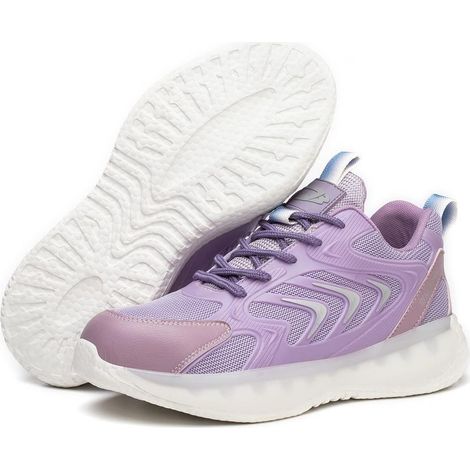 Chaussures à bout en acier pour femme, chaussures de sécurité de travail, baskets à bout en acier indestructibles, chaussures de construction industrielles légères et confortables-39 (1/5)