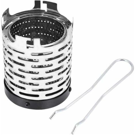 Mini chauffage portable en acier inoxydable pour réchaud à gaz, pare-vent de camping, réchaud d'extérieur et chauffe-mains (1/4)