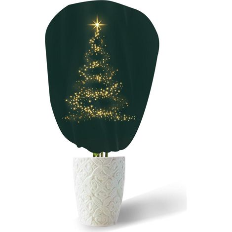 Pflanzenschutzhaube 90x110cm mit Kordelzug, Frostschutz für Kübelpflanzen, Weihnachtsdeko (1/5)