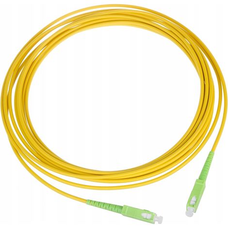 Cordon de brassage à fibre optique SC/APC SC/APC 15 m G657A2 monomode MCTV-437 (1/4)