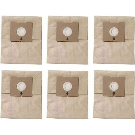 Sacchetti per aspirapolvere compatibili con la serie 4122 2154A 2154W, pezzo 2138425, confezione da 6 (1/3)